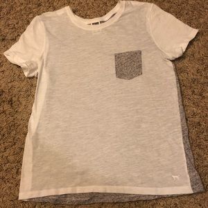 VS Pink crew neck pocket shirt